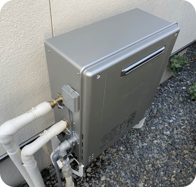 エコキュート・ガス給湯器の交換イメージ