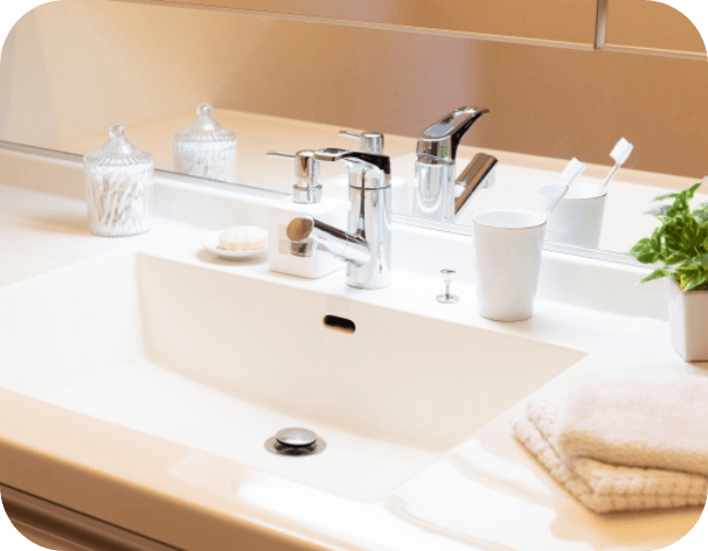 洗面台のリフォームイメージ